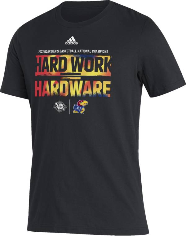 adidas Kansas Jayhawks 2022 Men's Basketball National Champions Locker Room T-Shirt