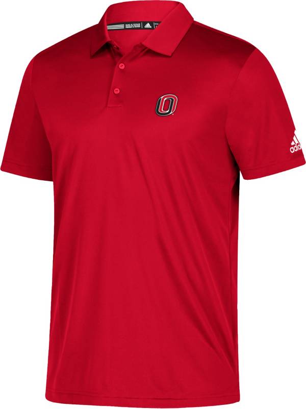 adidas Men's Nebraska-Omaha Mavericks Crimson Grind Polo