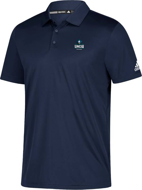 adidas Men's UNC-Wilmington  Seahawks Navy Grind Polo product image