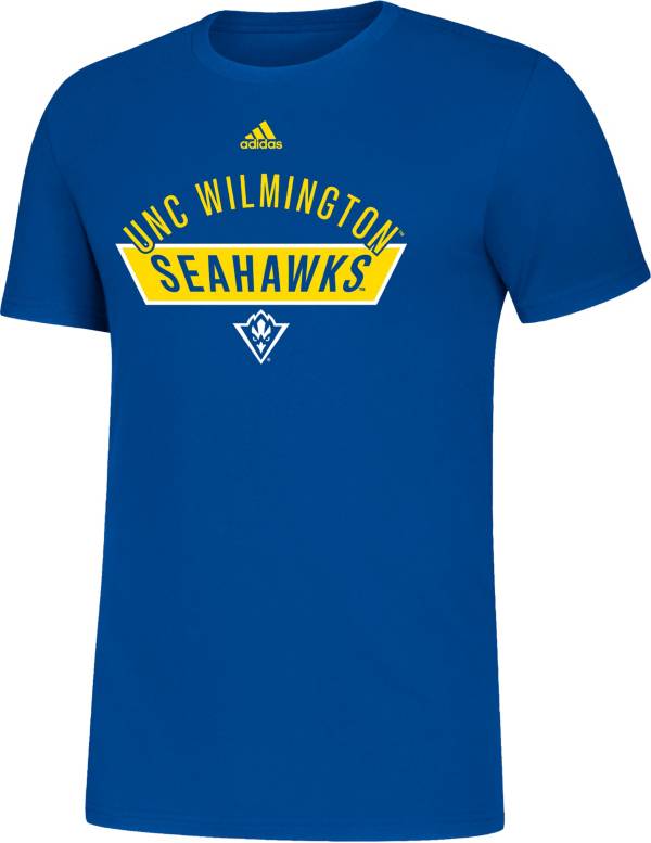 adidas Men's UNC-Wilmington Seahawks Royal Blue Amplifier T-Shirt