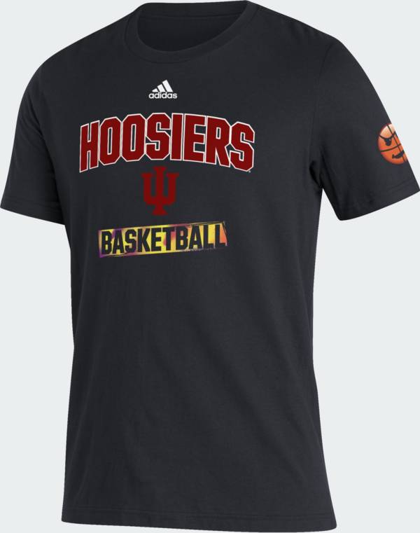 adidas Men's Indiana Hoosiers Black 2022 Basketball Bench Creator T-Shirt