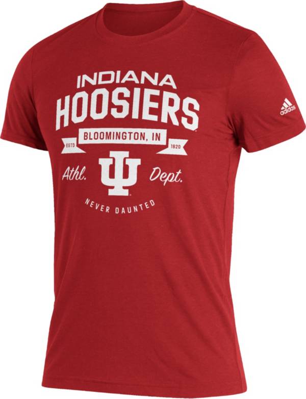 adidas Men's Indiana Hoosiers Crimson Senior Year T-Shirt