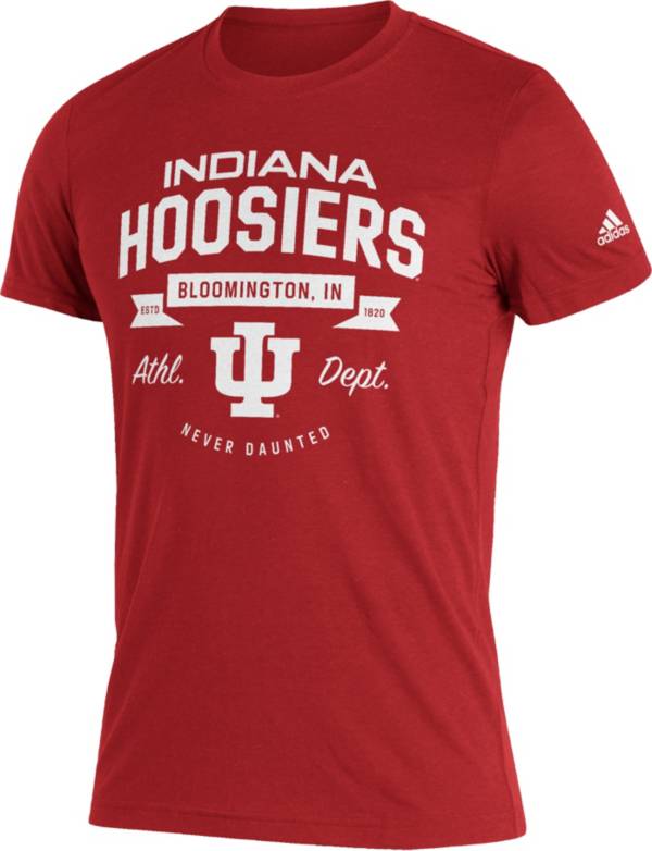adidas Men's Indiana Hoosiers Crimson Senior Year T-Shirt product image
