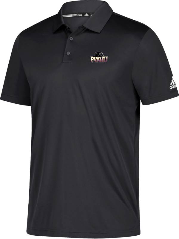 adidas Men's Prairie View A&M Panthers Black Grind Polo