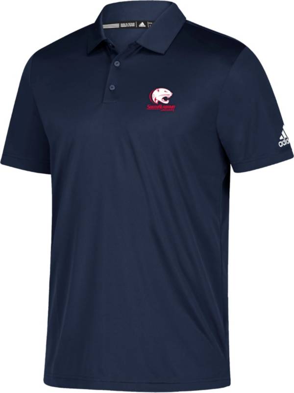 adidas Men's South Alabama Jaguars Blue Grind Polo