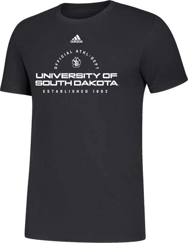 adidas Men's South Dakota Coyotes Black Amplifier T-Shirt