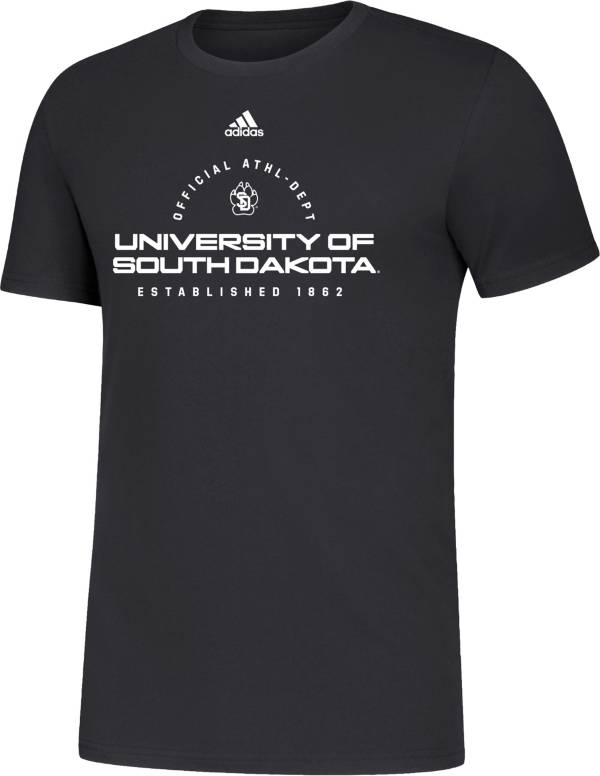 adidas Men's South Dakota Coyotes Black Amplifier T-Shirt product image