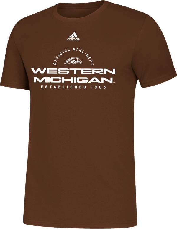 adidas Men's Western Michigan Broncos Black Amplifier T-Shirt