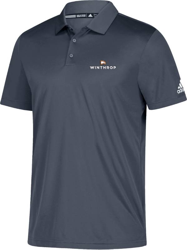 adidas Men's Winthrop Eagles Grey Grind Polo