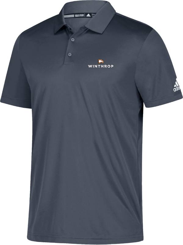 adidas Men's Winthrop Eagles Grey Grind Polo