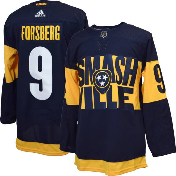 adidas '21-'22 Stadium Series Nashville Predators Filip Forsberg #9 ADIZERO Authentic Jersey