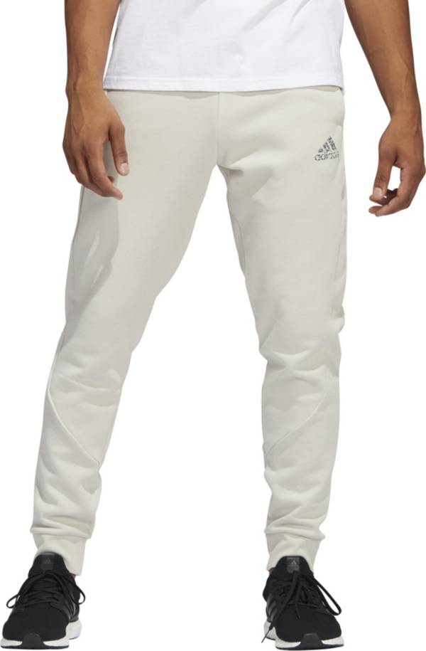 adidas Men's Sportswear Stadium Fleece Badge of Sport Cuffed Joggers