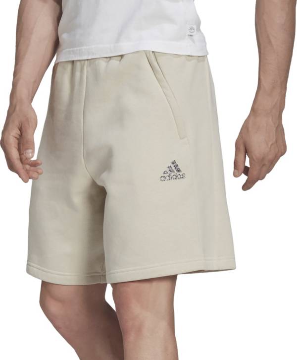 adidas Men's Sportswear Stadium Fleece Recycled Badge of Sport Shorts