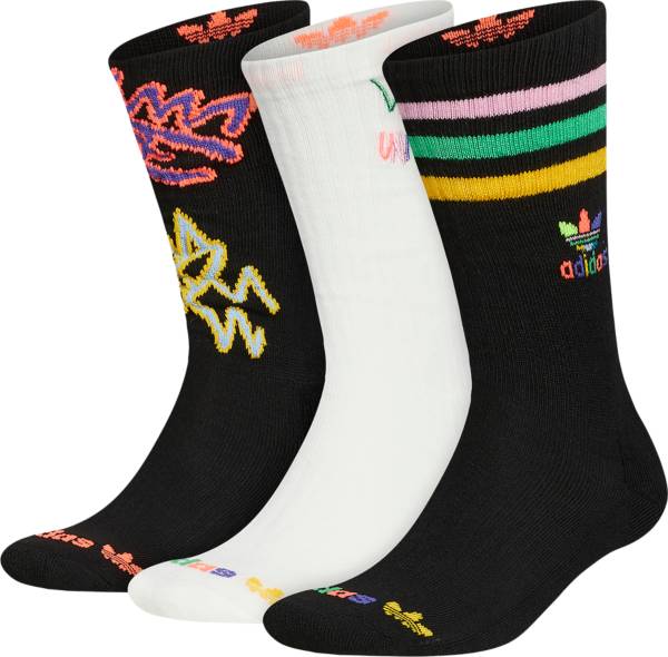 adidas Originals Men's Pride Crew Socks - 3 Pack