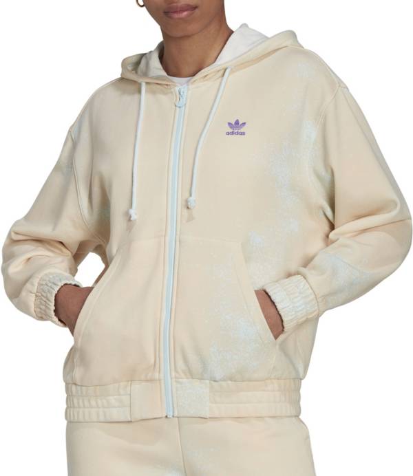adidas Originals Women's Allover Print Full Zip Hoodie