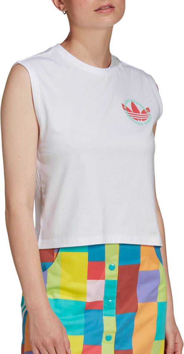 adidas Originals Women's Summer Surf Crop Long-Sleeve Shirt