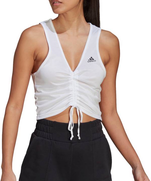 adidas Women's Hyperglam AEROREADY Cropped Tank Top