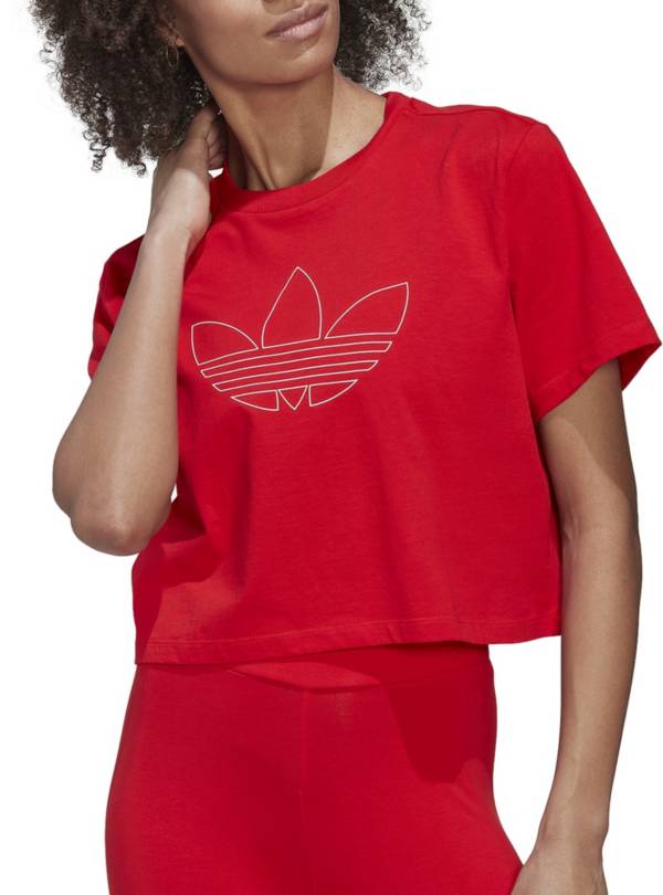 adidas Originals Women's Logo Play Crop T-Shirt