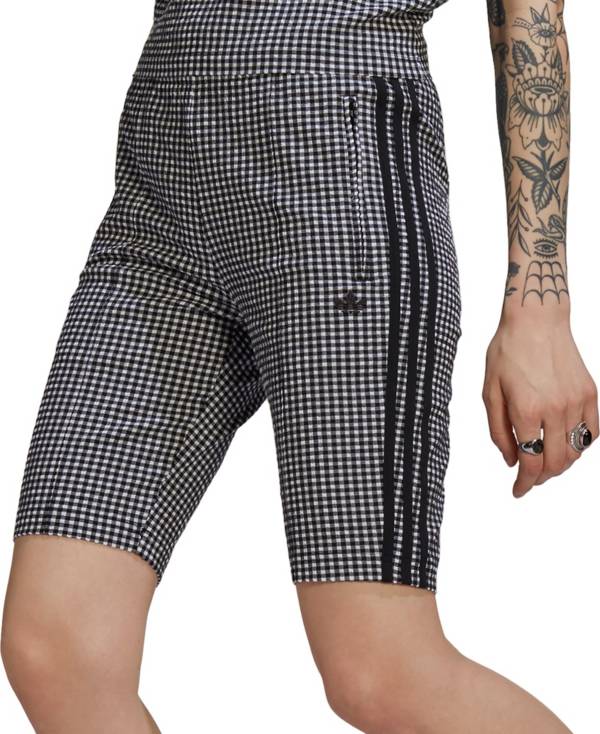 adidas Originals Women's Long Gingham Shorts