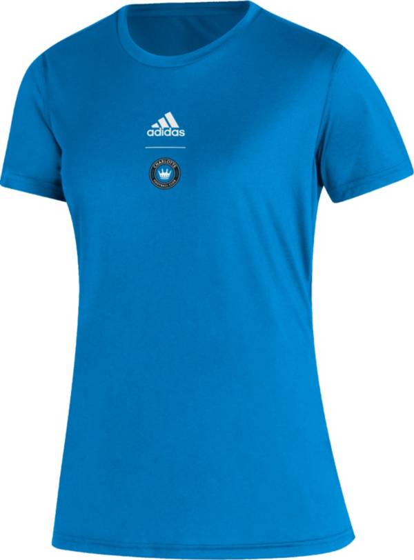 adidas Women's Charlotte FC '22 Blue Repeat T-Shirt