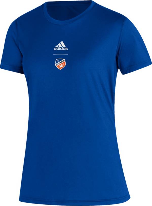 adidas Women's FC Cincinnati '22 Royal Repeat T-Shirt