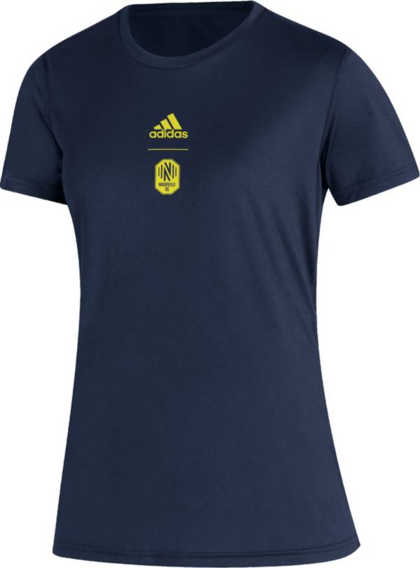 adidas Women's Nashville SC '22 Navy Repeat T-Shirt
