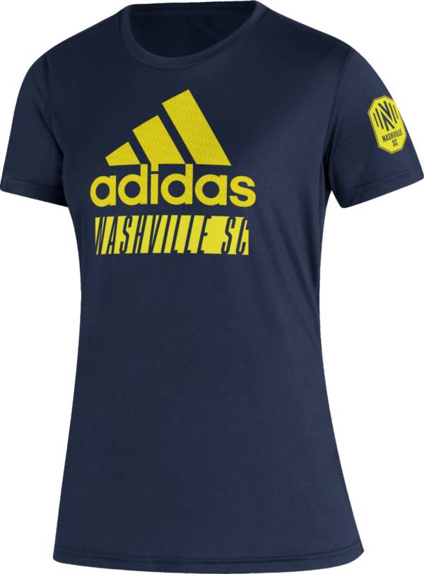 adidas Women's Nashville SC '22 Badge Of Sport Navy T-Shirt