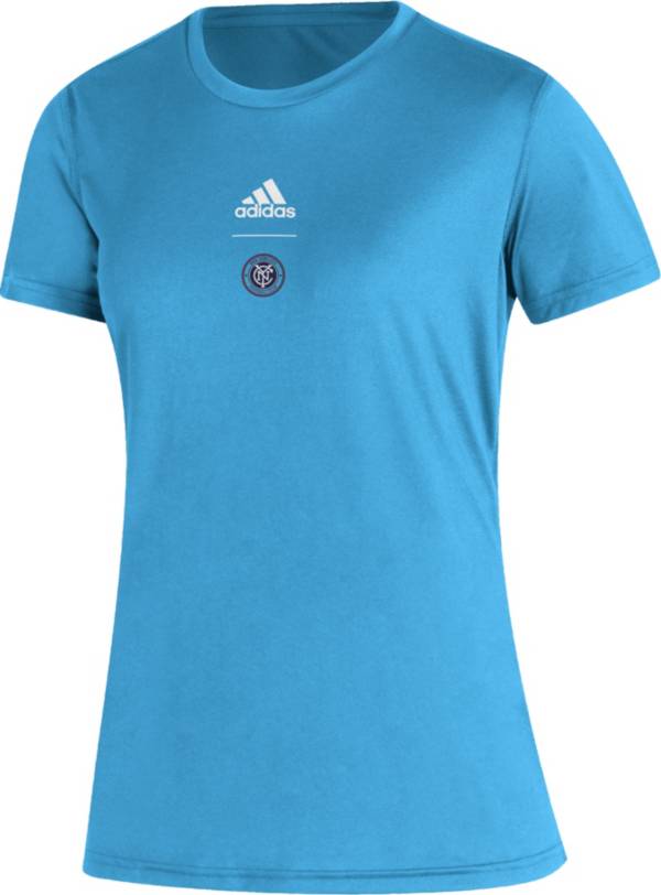 adidas Women's New York City FC '22 Blue Repeat T-Shirt product image