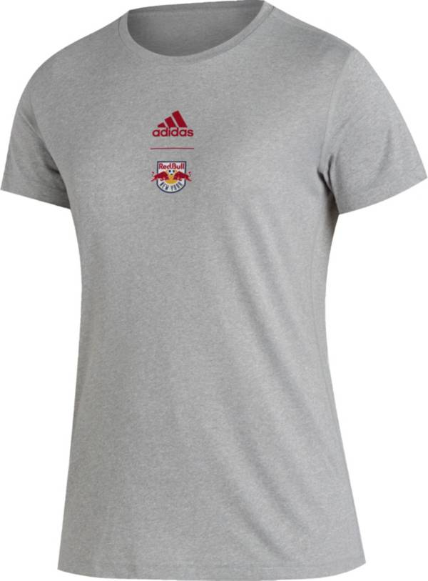 adidas Women's New York Red Bulls '22 Grey Repeat T-Shirt