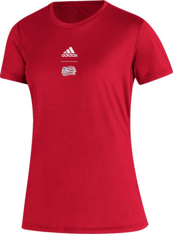 adidas Women's New England Revolution '22 Repeat Red T-Shirt