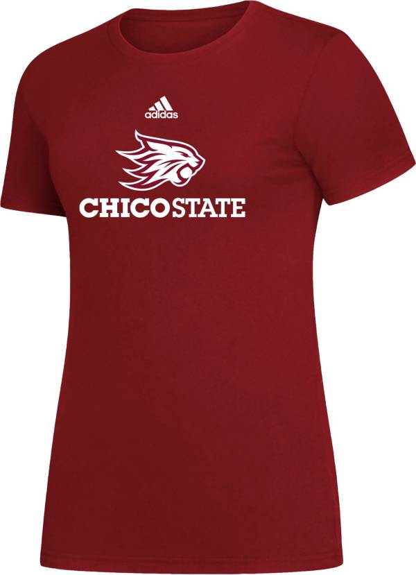 adidas Women's Chico State Wildcats Cardinal Amplifier T-Shirt product image