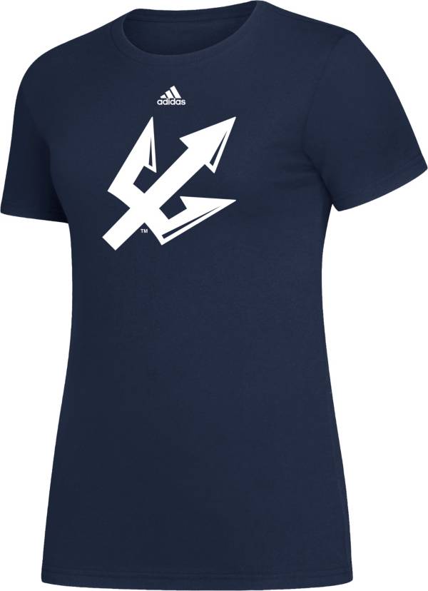 adidas Women's UC San Diego Tritons Navy Amplifier T-Shirt product image