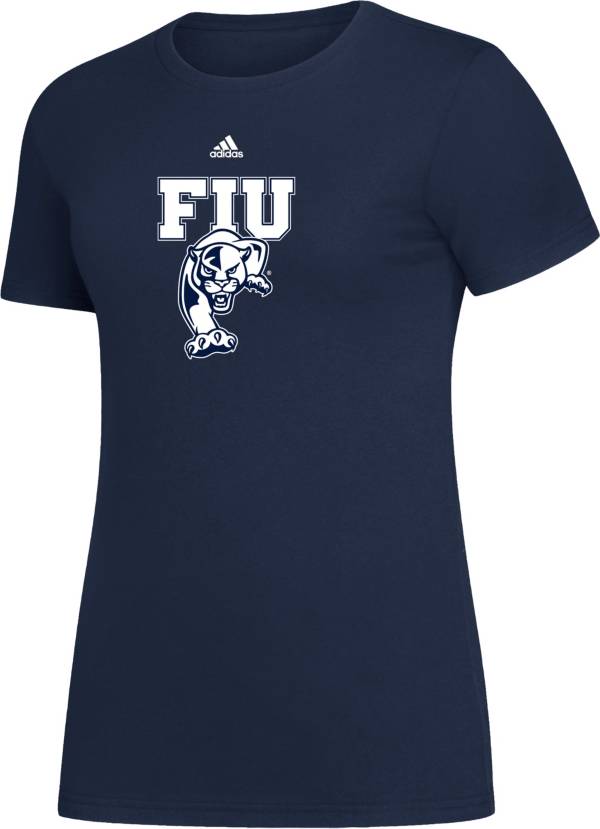 adidas Women's FIU Golden Panthers Blue Amplifier T-Shirt