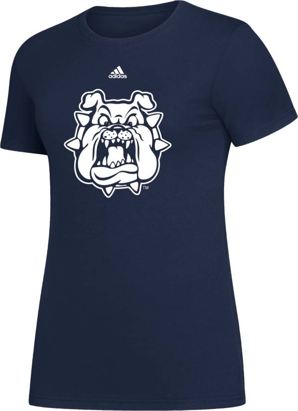 adidas Women's Fresno State Bulldogs Blue Amplifier T-Shirt