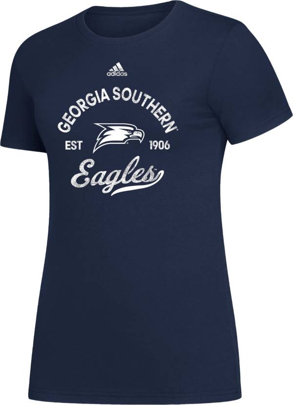 adidas Women's Georgia Southern Eagles Navy Amplifier T-Shirt