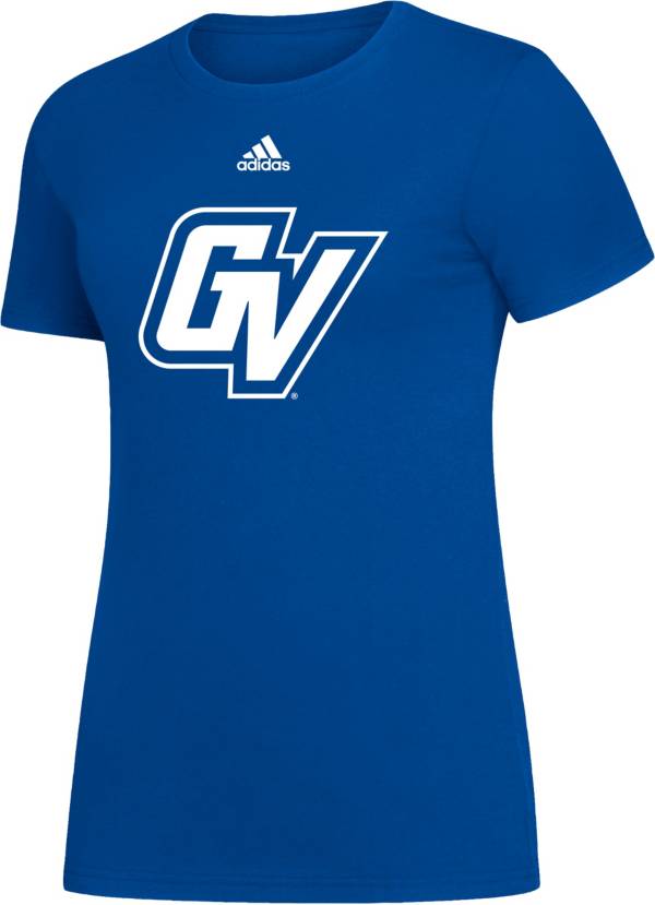 adidas Women's Grand Valley State Lakers Laker Blue Amplifier T-Shirt