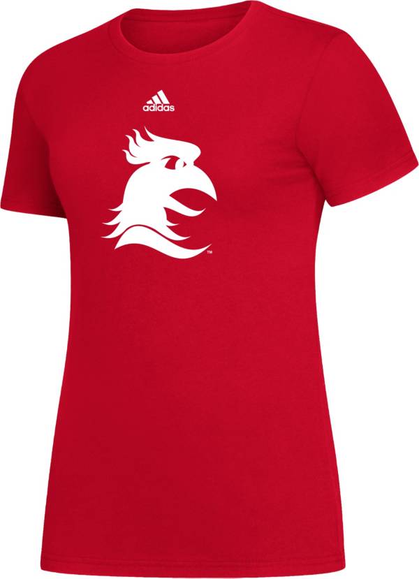 adidas Women's Jacksonville State Gamecocks Red Amplifier T-Shirt