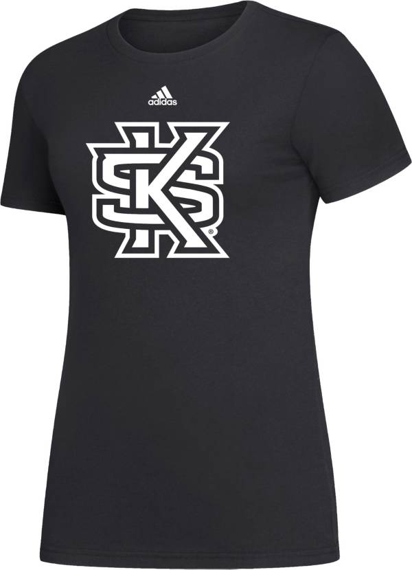 adidas Women's Kennesaw State Owls Black Amplifier T-Shirt