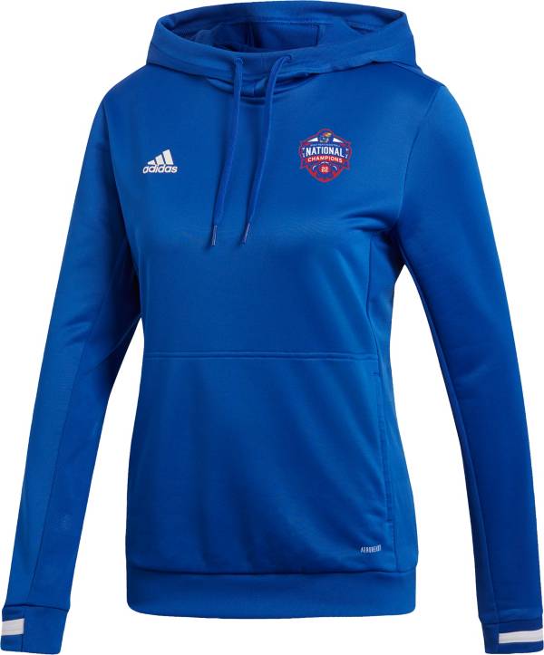 adidas Women's Kansas Jayhawks 2022 Men's Basketball National Champions Hoodie