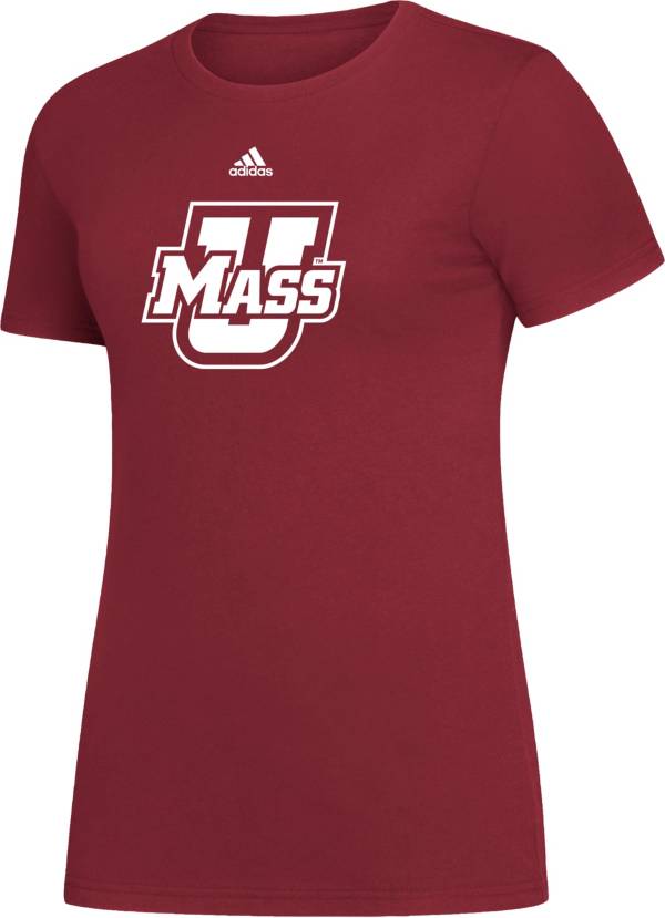 adidas Women's UMass Minutemen Maroon Amplifier T-Shirt