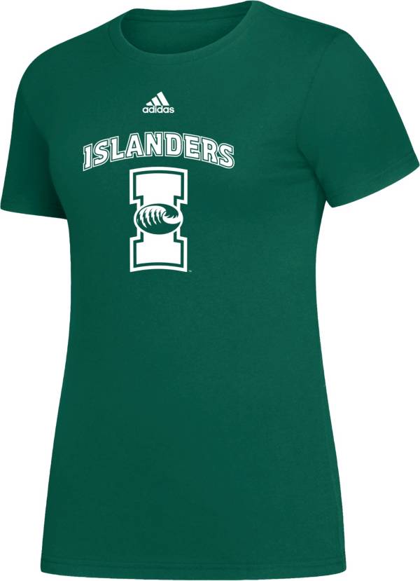 adidas Women's Texas A&M -Corpus Christi Islanders Green Amplifier T-Shirt