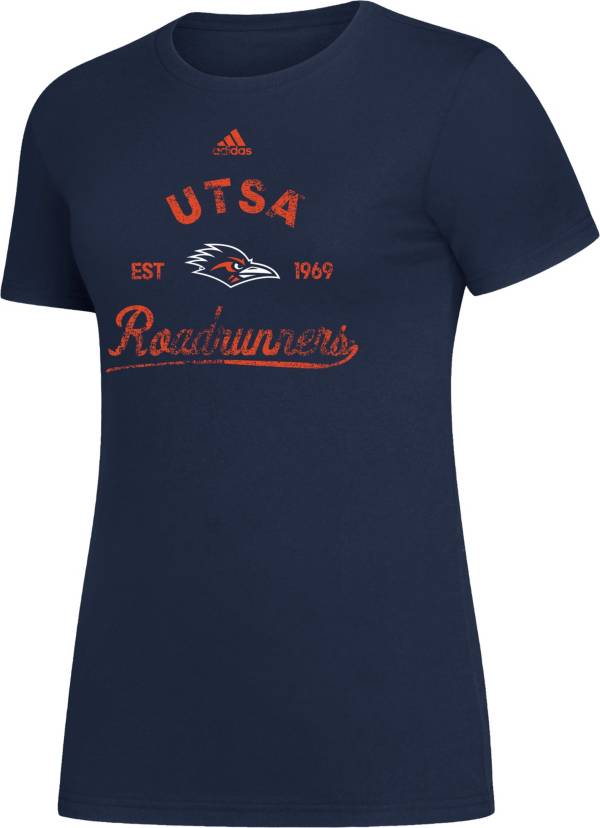 adidas Women's UT San Antonio Roadrunners Blue Amplifier T-Shirt