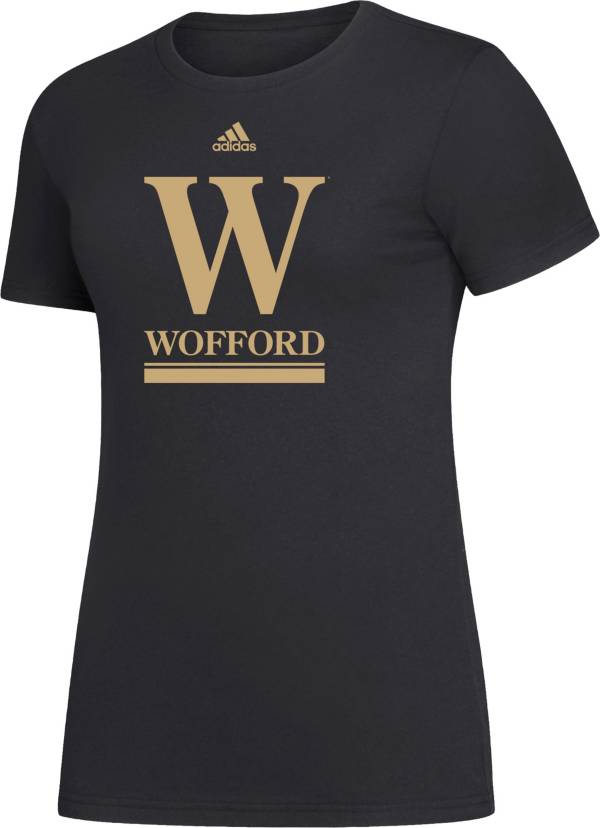 adidas Women's Wofford Terriers Black Amplifier T-Shirt