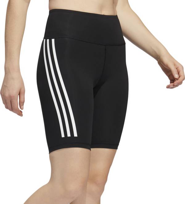 adidas Women's Optime Trainicons 3-Stripes Bike Short Tights