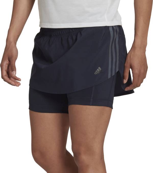 adidas Women's Run Icons 3-Stripes Running Skort