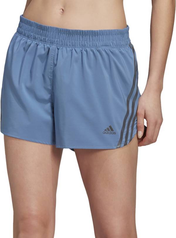 adidas Women's Run Icons 3-Stripes Running 3" Shorts