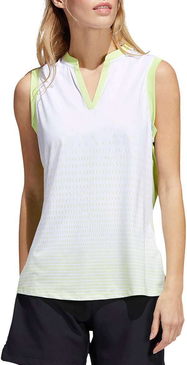 adidas Women's Gradient Sleeveless Golf Polo