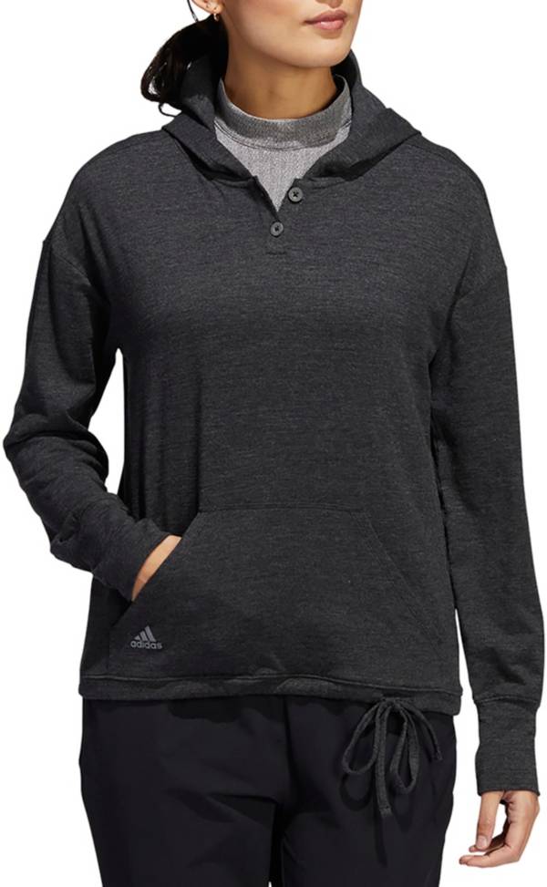 adidas Women's Essentials Slub Recycled Golf Hoodie