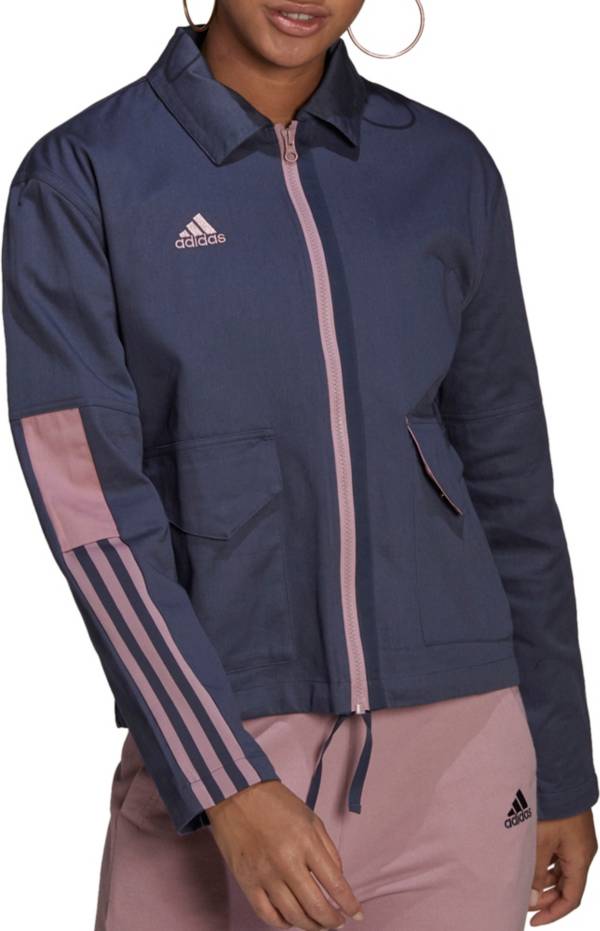 Adidas Women's Plus Size Tiro Cargo Track Jacket