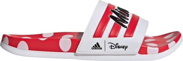 adidas Women's Adilette Comfort Minnie Mouse Slides